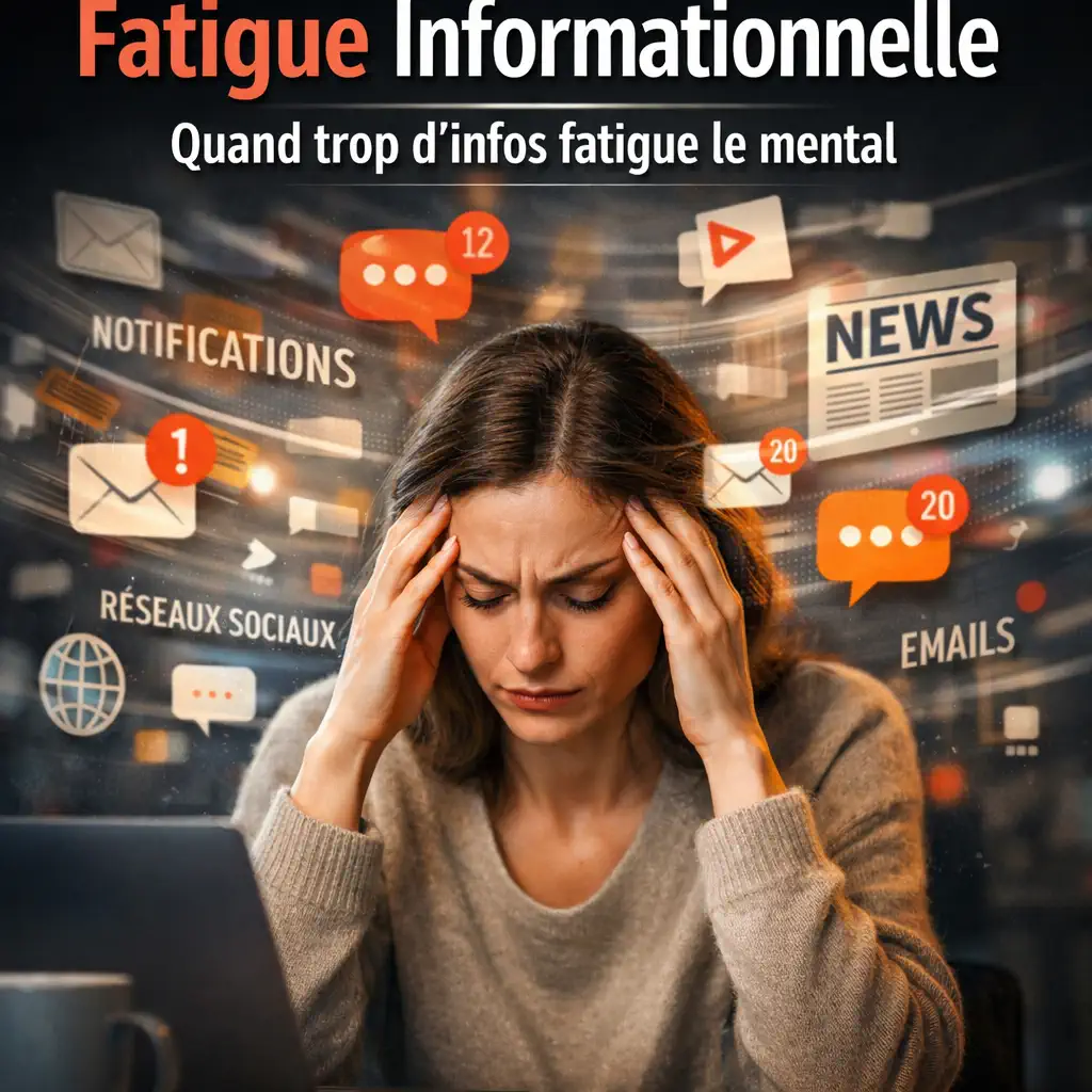 Illustration de la fatigue informationnelle